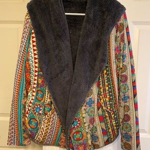 Johnny Was Sherpa jacket